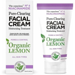 Niacinamide Pore-Clearing Facial Cream Organic Lemon 50ml Niacinamide Pore-Clearing Facial Cream Organic Lemon 50ml