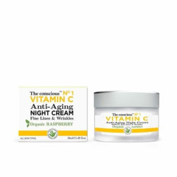 Vitamin C Anti-Aging Night Cream Organic Raspberry 50ml Vitamin C Anti-Aging Night Cream Organic Raspberry 50ml