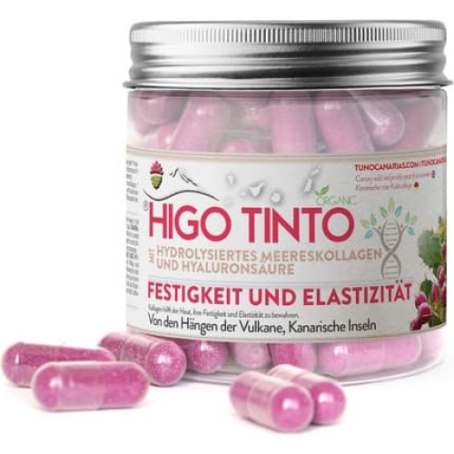 Higo Tinto Canarian Red Prickly Pear Powder With Hyaluronic Acid And Marine Collagen Higo Tinto Canarian Red Prickly Pear Powder With Hyaluronic Acid And Marine Collagen