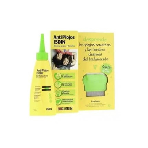Isdin Antilice Pediculicide Gel 100ml Lice Comb Set 2 Pieces