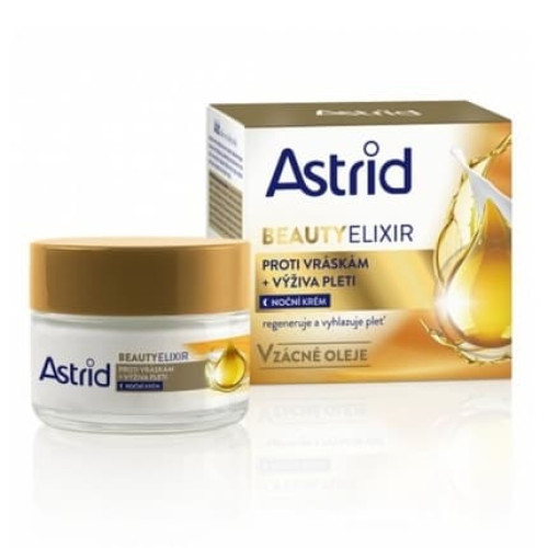 Astrid Nourishing Night Cream Antiwrinkle Beauty Elixir 50 Ml
