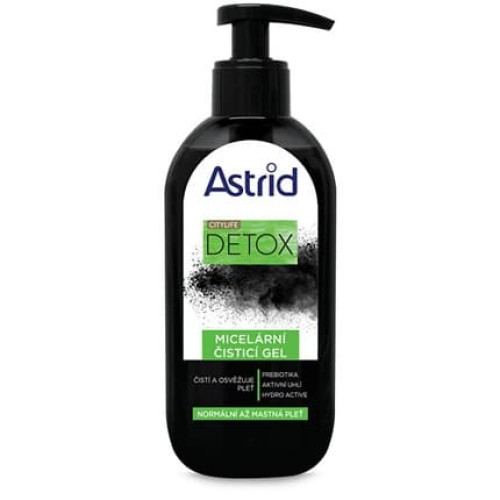 Astrid Micellar Cleansing Gel For Normal To Oily Skin Detox 200 Ml
