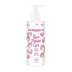 Dermacol Hand Cream With Pump Rose Flower Care 150 Ml