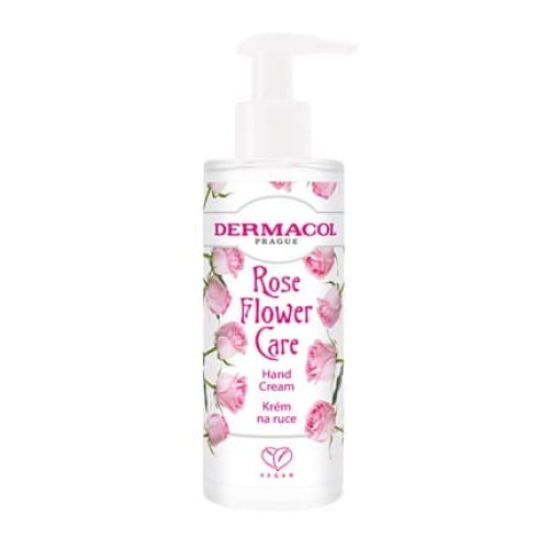 Dermacol Hand Cream With Pump Rose Flower Care 150 Ml