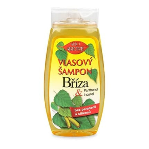 Bione 100% Organic Vegan Birch Shampoo without Mineral Oil, Silicones, Parabens, SLS!