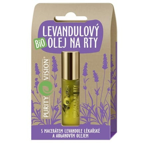 Purity Vision Organic Lavender Lip Oil 10 Ml
