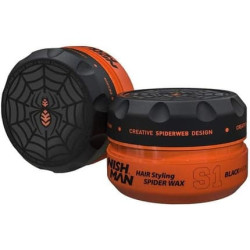 NISHMAN Hair Styling Wax Spider Wax Blackwidow S1 150ml Natural Shine Ultra High Strong Hold Edge Control Hair Clay Wax Wax Stick Men's Gel NISHMAN Hair Styling Wax Spider Wax Blackwidow S1 150ml Natural Shine Ultra High Strong Hold Edge Control Hair Clay Wax Wax Stick Men's Gel