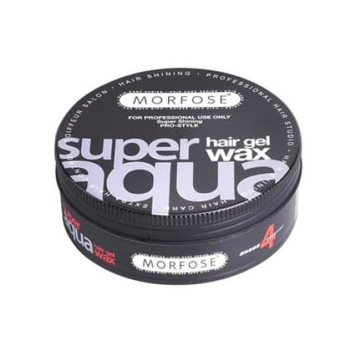 Morfose Hair Aqua Gelwax Super Black 150ml Perfect For Styling And Holding Your Hair