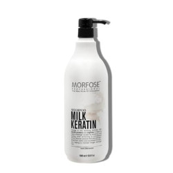 Morfose Milk Keratin Shampoo 1000ml With Keratin Proteins And Arginine Strengthens Hair And Adds Shine Sulfate And Paraben Free With Convenient Pump Bottle Morfose Milk Keratin Shampoo 1000ml With Keratin Proteins And Arginine Strengthens Hair And Adds Shine Sulfate And Paraben Free With Convenient Pump Bottle