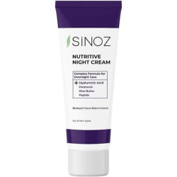 Sinoz Night Care Cream - Face Care Night Cream with Shea Butter and Panthenol Sinoz Night Care Cream - Face Care Night Cream with Shea Butter and Panthenol