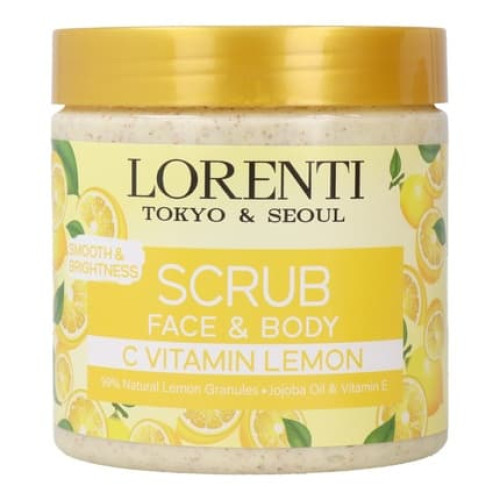 Lorenti Peeling Scrub 500 Ml Lemon Exfoliating Skin Care