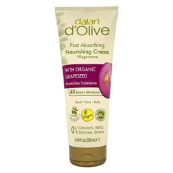 Nusuk Dalan D'Olive Hand Face And Body Cream With Grape Seed 250 Ml