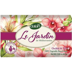 Dalan Le Jardin Pure Vegetable Soap Orchid & Lily 200g Dalan Le Jardin Pure Vegetable Soap Orchid & Lily 200g
