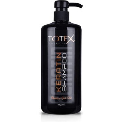 Totex Hair Keratin Shampoo Premium Hair Care 750ml Hydrating and Nourishing Deep Moisturising Quick Repair of Damaged Hair For All Hair Types