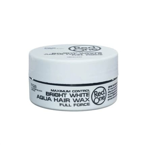 Red One Aqua Hair Gel Wax Full Force Bright White 150ml