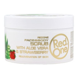 Red One Daily Scrub Aloe Vera & Strawberry 400 Ml