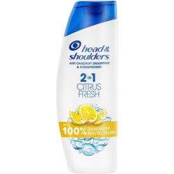 Head & Shoulders Citrus Fresh 2in1 Anti Dandruff Shampoo For Greasy Hair 330ml Daily Use Head & Shoulders Citrus Fresh 2in1 Anti Dandruff Shampoo For Greasy Hair 330ml Daily Use