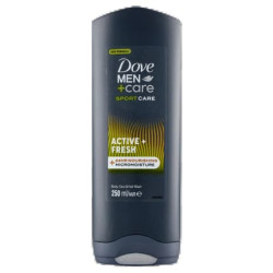 Dove Men+Care Sport Care Active & Fresh Body, Face & Hair Wash 250ml Dove Men+Care Sport Care Active & Fresh Body, Face & Hair Wash 250ml