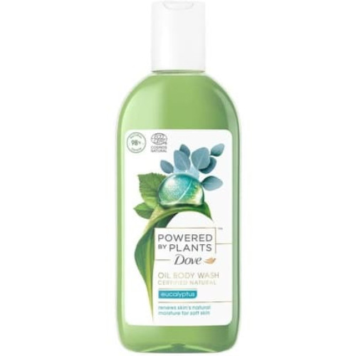 Dove Powered By Plants Oil Body Wash Eucalyptus Shower Gel - 250ml