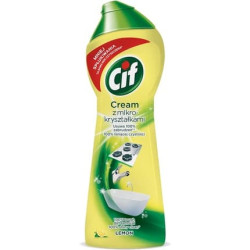 Cif Cream Microcrystals Cleansing Milk for Surfaces Lemon 300g Cif Cream Microcrystals Cleansing Milk for Surfaces Lemon 300g