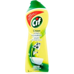 Cif Cream Lemon Cleansing Milk With Microcrystals 540 G Cif Cif Cream Lemon Cleansing Milk With Microcrystals 540 G Cif