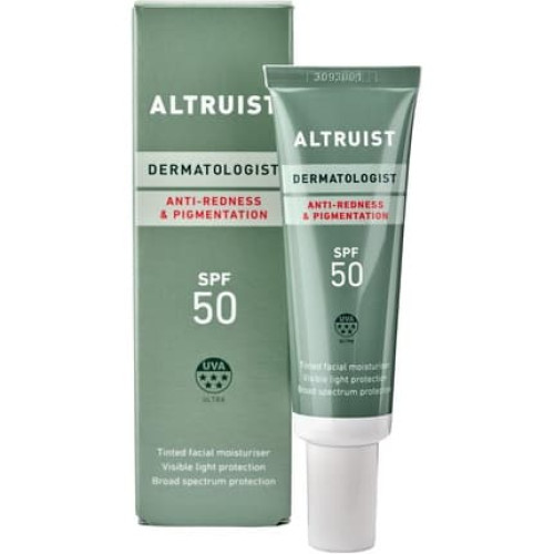 Altruist Dermatologist Anti-Redness and Pigmentation SPF 50 Tinted Face Cream