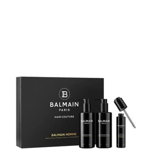 Balmain Professionnel Homme Hair Care Set - Includes Bodyfying Hair Conditioner 250 Ml, Bodyfying Hair Shampoo 250 Ml, And Activating Leave-In Scalp Treatment Lotion For Growth Balmain Professionnel Homme Hair Care Set - Includes Bodyfying Hair Conditioner 250 Ml, Bodyfying Hair Shampoo 250 Ml, And Activating Leave-In Scalp Treatment Lotion For Growth