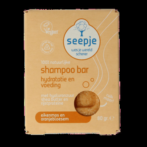 Seepje Oak Moss And Neroli Shampoo Bar 80 Grams