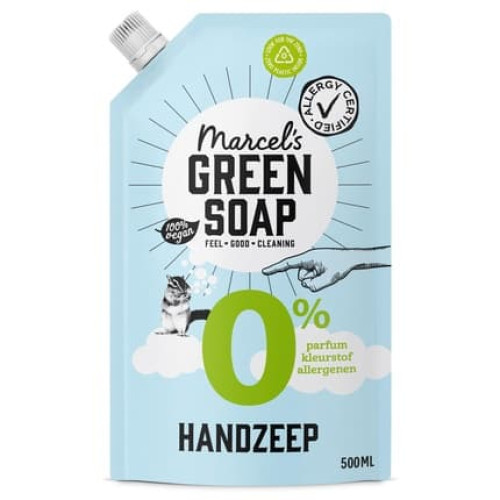 Marcel's Green Soap Hand Soap 0% Refill - Eco-Friendly Hand Soap