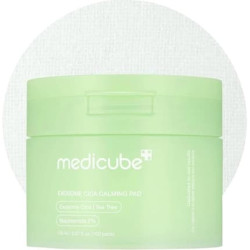 Medicube Soothing And Hydrating Toning Pads For Sensitive And Problematic Skin Exosome Cica Calming Pad 100 Pcs