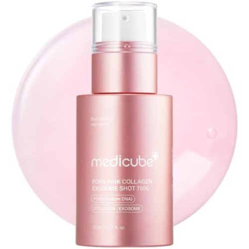 Medicube Pdrn Pink Collagen Exosome Shot Serum 7500 PPM Liquid Skin Booster