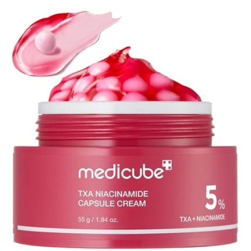 Medicube Txa Niacinamide Capsule Cream Dual Radiance Moisturizer