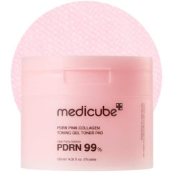 Medicube Salmon DNA PDRN Pink Collagen Jelly Pad Korean Gel Toner Pads
