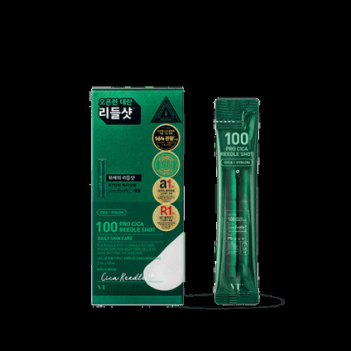 Vt Cosmetics 100 Pro Cica Reedle Shot 2ml X 10 Pieces
