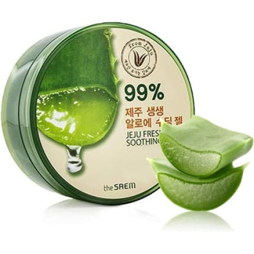 Organic Aloe Vera Gel with 100% Pure Aloe - Jeju Fresh Soothing Gel 99