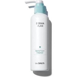 The Saem Derma Plan Gel To Foam Cleanser 180ml 6.08oz The Saem Derma Plan Gel To Foam Cleanser 180ml 6.08oz