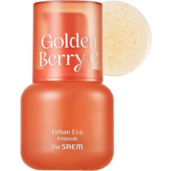 THESAEM Urban Eco Golden Berry C Ampoule with Micro-Vitamin Bubble & Vitamin C - Blemish Clearing, Tone Correcting & Dark Spot Lifting Ampoule - Hydrating Facial Serum 1.01 fl.oz.