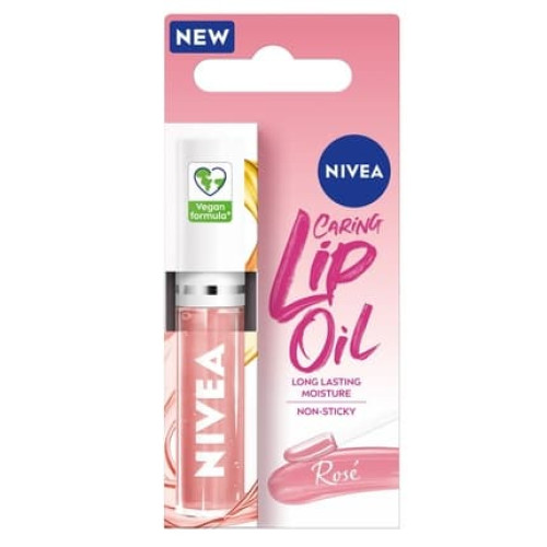Nivea Caring Lip Oil Rose - 5.5 Ml