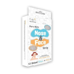 Cettuapure White Nose And Face Strip - 12 Cleansing Strips For Face