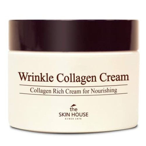 THE SKIN HOUSE Wrinkle Collagen Cream 50ml 1.69 fl.oz. Nourishing and Moisturizing Cream Anti-Aging Collagen and Deep Moisture