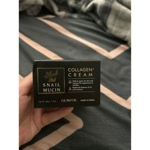 Glamfox Cream With Black Snail Mucin Extract And Collagen 50g