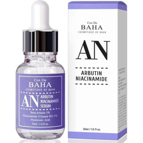 Cos De Baha Niacinamide 5% + Arbutin 5% Serum with Hyaluronic Acid