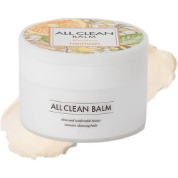 HEIMISH All Clean Balm Mandarin 4.0 fl oz 120ml Cleansing Balm to Oil and Milk Removes Waterproof Makeup Blackheads Refreshing Citrus Scent Natural Color Vegan