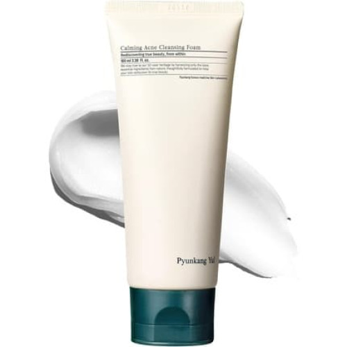 Pyunkang Yul Calming Acne Cleansing Foam - Refreshing Facial Wash with AHA