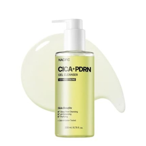 Nacific Cica Pdrn Gel Cleanser 200ml Centella Asiatica Low pH Deep