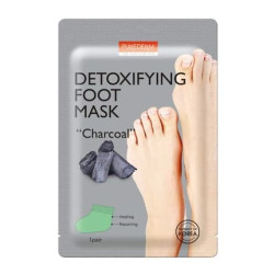 Detoxifying Foot Mask CHARCOAL PUREDERM Tired Foot Mask Unisex Anti-Fatigue Socks