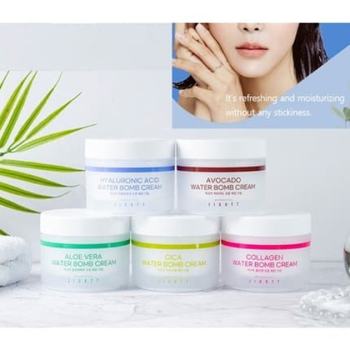 Jigott Water Bomb Cream with Collagen, Hyaluronic Acid, Cica, Avocado, Aloe 150ml Jigott Water Bomb Cream with Collagen, Hyaluronic Acid, Cica, Avocado, Aloe 150ml