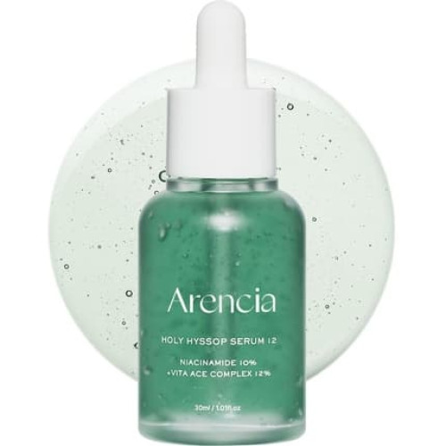 Arencia Hyssop Glow Serum 10 Niacinamide 12 Vitamin A C E