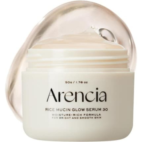Arencia Rice Mucin Overnight Glow Face Mask Serum 30 1.76 Oz