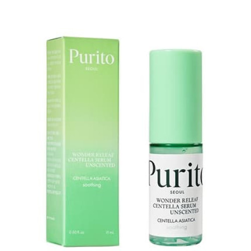 Purito Unscented Face Serum With Asian Wonder Releaf Centella Serum - 15 Ml Purito Unscented Face Serum With Asian Wonder Releaf Centella Serum - 15 Ml